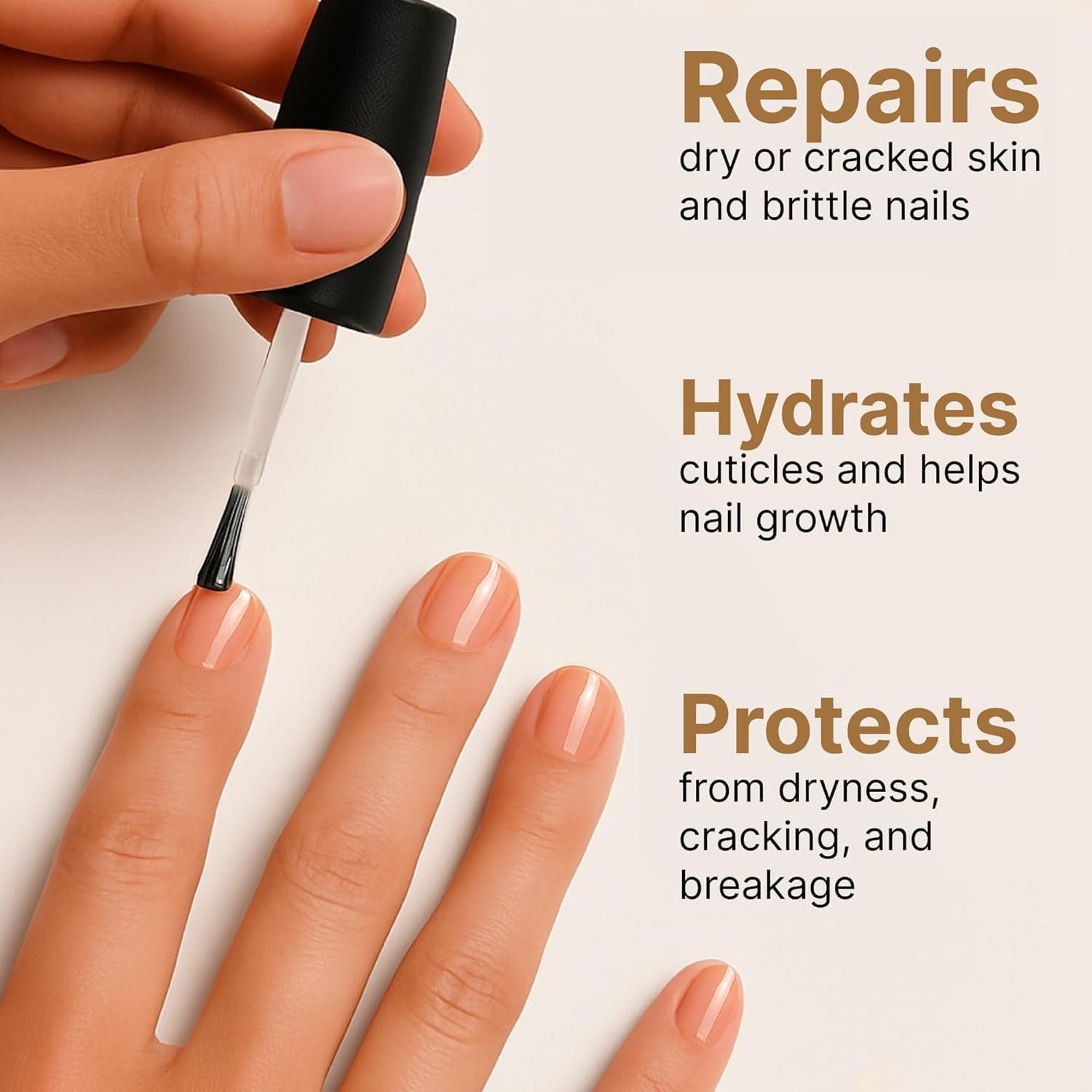 Bolt Bee Cuticle Oil for Nails, 30ml, Natural Revitalising Treatment for Damaged Cuticles and Dry Skin with Dropper - Image 4