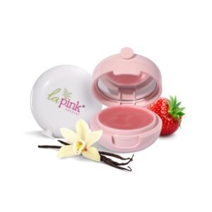 La Pink Tinted Strawberry Lip Balm | With Shea & Kokum Butter | Deep Nourishment & Hydration | Soft & Smooth Lips | 100% Microplastic-Free |12g
