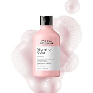 L’Oréal Professionnel Vitamino Color Shampoo for Colored Hair - 300ml | Professional Color Protect Shampoo, Stop Color Fading & Get Shiny Hair | With Resveratrol