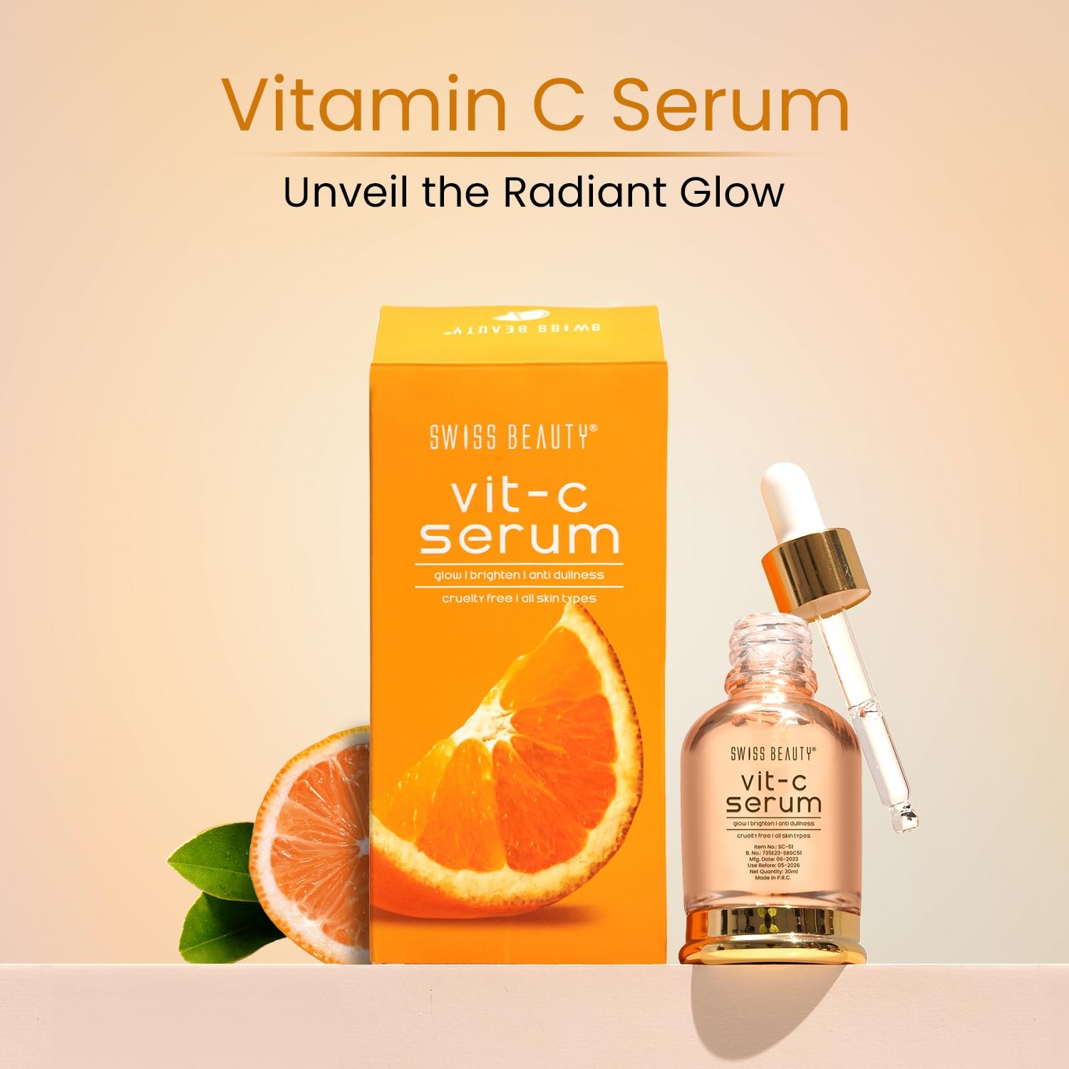 Swiss Beauty Vit C Serum, 30ml