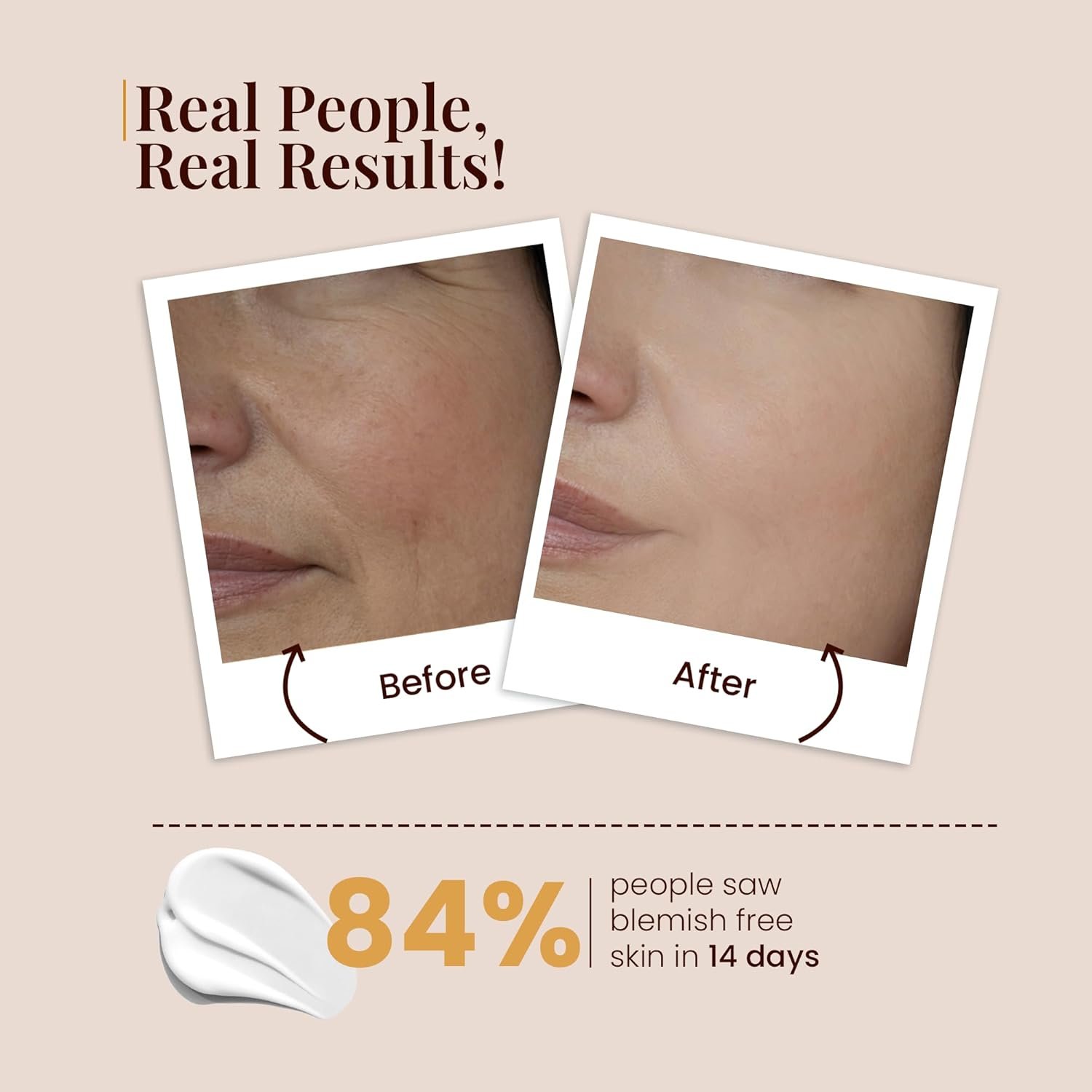 La Pink Ubtan White Haldi Day Cream | 100% Microplastic Free Formula | Removes Tan | Kesar, Sandalwood and Rose | Glowing and Brightening Skin | All Skin Types | 50g - Image 5