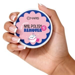 MARS Miss Wipe Out Nail Polish Remover Wipes (40 Wipes) | Acetone & Alcohol-Free | Moisturising & Nourishing Formula | Gentle & Travel-Friendly