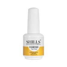 SHILLS PROFESSIONAL Uv Led Soak Off Finish Diamond Top Coat Gel Polish Clear 15 Ml