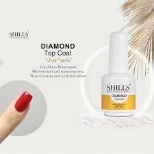 SHILLS PROFESSIONAL Uv Led Soak Off Finish Diamond Top Coat Gel Polish Clear 15 Ml - Image 2