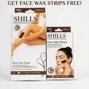 SHILLS PROFESSIONAL waxing strips chocolate | get face strips FREE