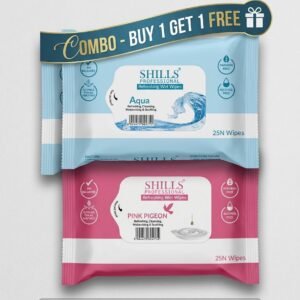 shills professional refreshing wet wipes aqua & pink pigeon| BUY1GET1FREE