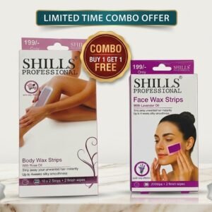 SHILLS PROFESSIONAL waxing strips rose | get face strips FREE