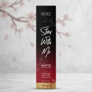 RENEE Stay With Me Matte Lipstick Transfer Proof, Smudge & Waterproof | Long Stay l Highly Pigmented l Velvety, Matte Finish l Enriched with Vitamin E l Travel Friendly l 5 ml