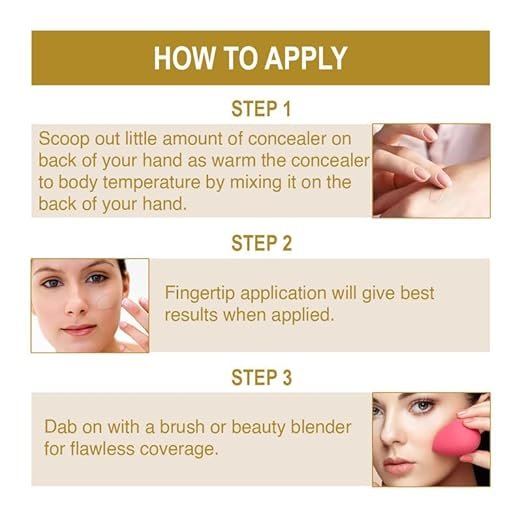 INSIGHT Professional Ultimate HD Longwear Concealer 10g | Ultra-Pigmented Creamy Formula, Full Coverage, Waterproof & Sweat-Resistant - Image 2