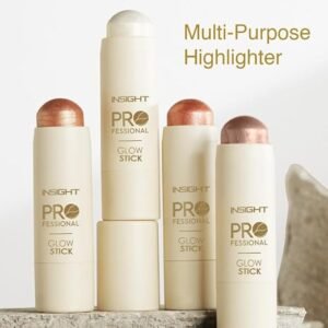 INSIGHT Professional Glow Stick | Glowly Finish | Cream to Powder Texture | Easily Blendable,Travel Friendly - 8.5gm
