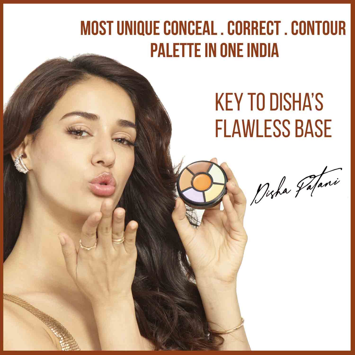 INSIGHT Pro Concealer Palette – Shade Concealer | Makeup Wheel for Face | Satin–Matte Finish | 3-in-1 Conceal, Contour & Correct | Waterproof | Full Coverage | 15gm - Image 3