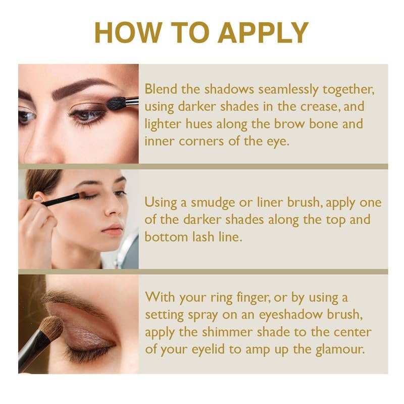 Insight Professional Eyeshadow Pallete, 15gm (3-Rose Gold) - Image 4