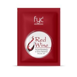 FYC Professional Red Wine Facial Kit 5 Step | Skin Tightening, Repair & Anti Aging | Glowing Youthful Skin | 55g (Copy)