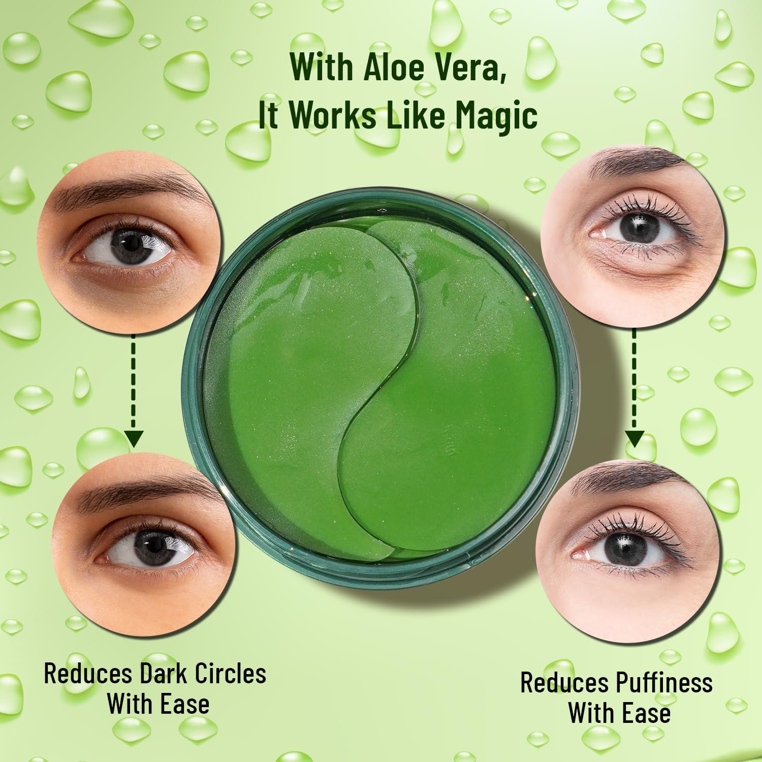 Swiss Beauty Hydra Anti Wrinkle Eye Serum Patch| Treats Dark Circles, Fine Lines And Wrinkles | Enriched With Collagen And Aloe Vera Extract | Aloevera, 60 Pcs - Image 5