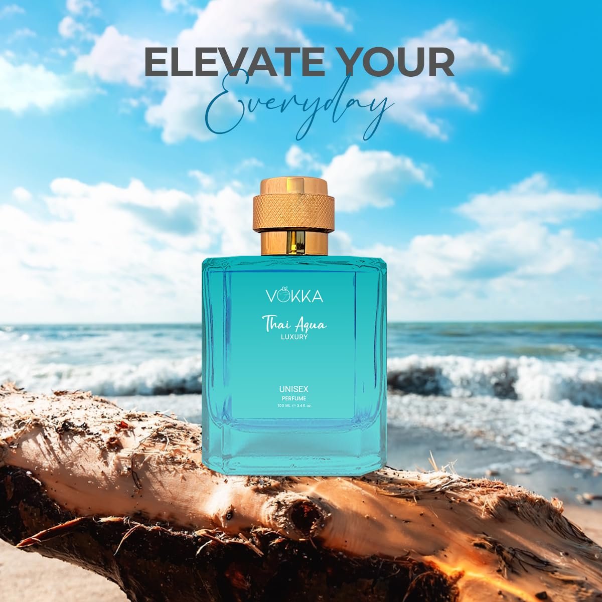 VOKKA Thai Aqua 100 ml | Unisex Luxury Long Lasting Perfume For Men And Women | Fresh Scent Eau De Parfum | EDP Fragrance for Gift | Notes: Aqua Sandalwood Patchouli - Image 3