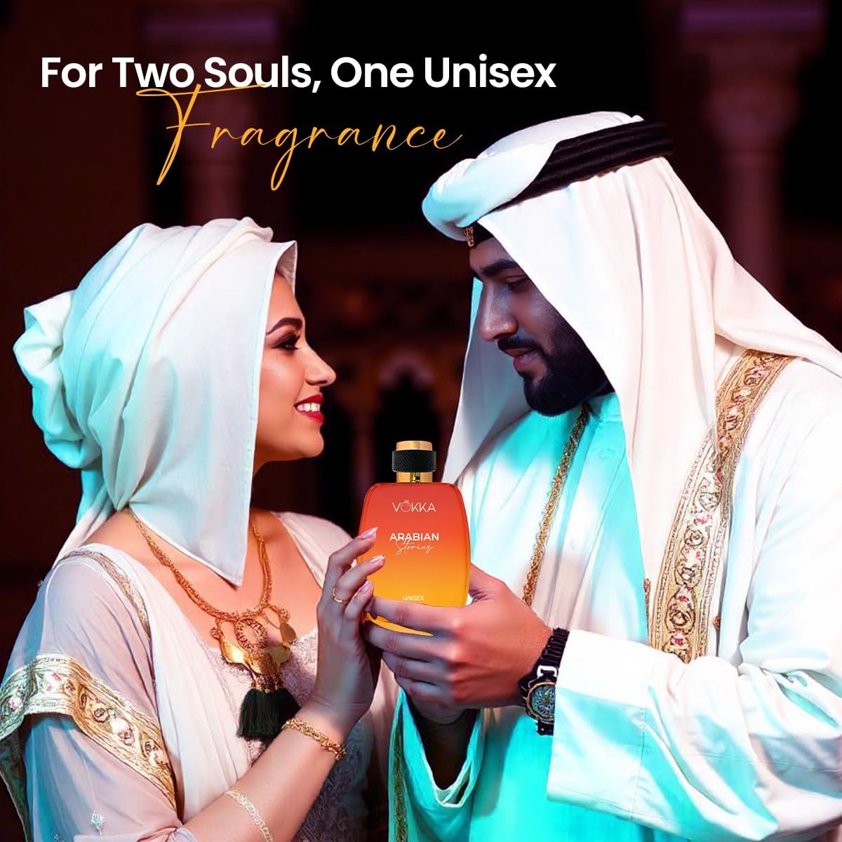 Vokka Arabian Stories 100ml Perfume | Unisex Luxury Long Lasting Arabian Perfume For Men And Women | Arabic Fruity Scent Eau De Parfum | EDP Fragrance for Gift | Notes: Fruity Musky - Image 3