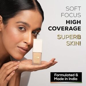 INSIGHT Professional Soft Focus Full Coverage Foundation | Long-Wear Formula | Hydrates & Plumps | Buildable Coverage | Infused with Vitamin E & Goji Berry (25g)