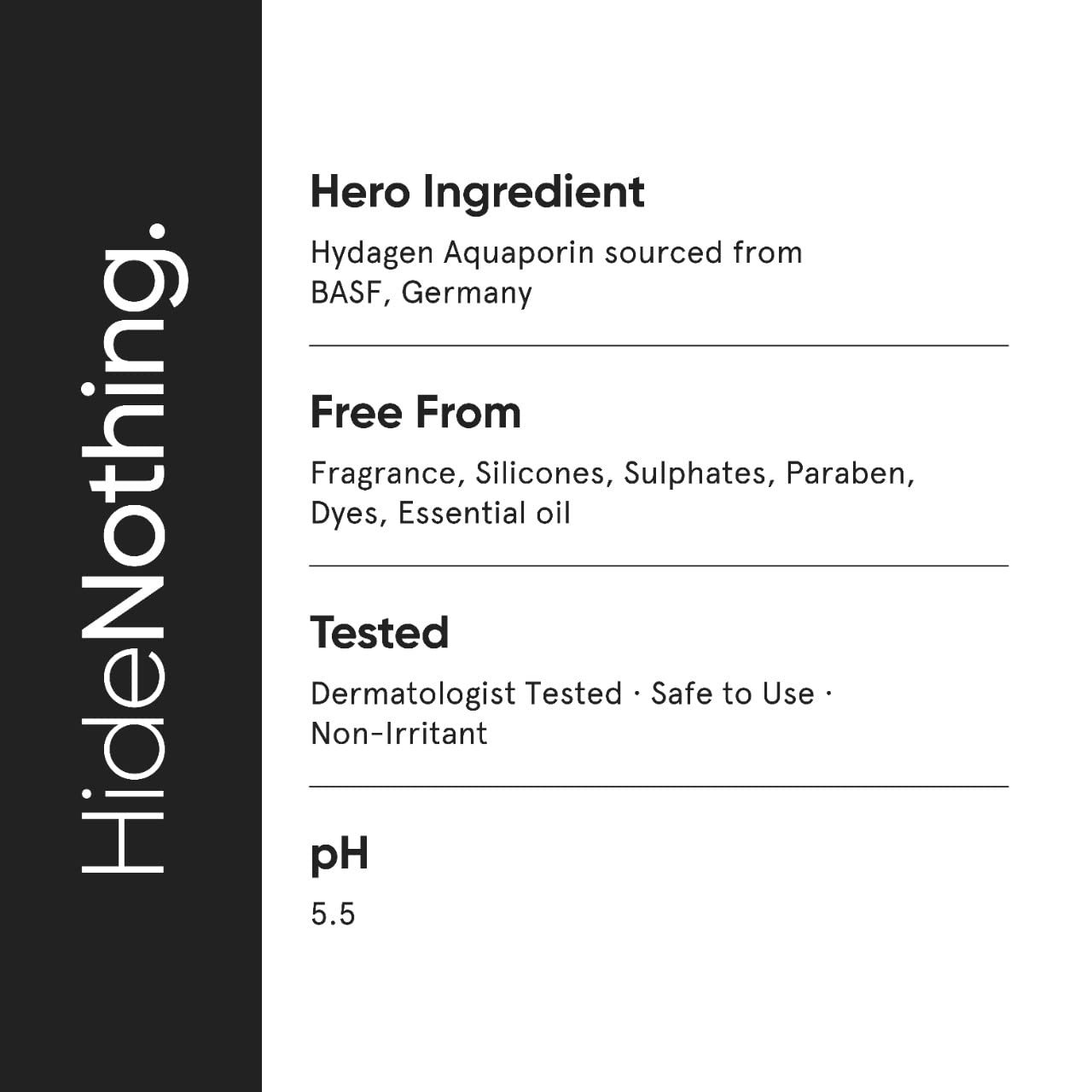 Minimalist 5% Aquaporin Booster | Hydrating Face Wash For Dry Skin with Hyaluronic Acid | Sulphate Free | Non-drying Cleanser | For Women & Men (100 ml) - Image 2