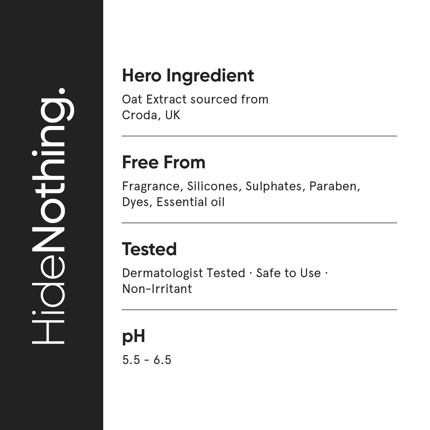 Minimalist Gentle Face Wash With 6% Oat Extract & Hyaluronic Acid For Sensitive Skin (Dry to Normal) | Sulphate Free | Non-Drying | Fragrance Free | Gentle Cleanser (120 ML) - Image 2