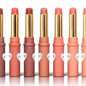 VARS LONDON ADS-PRO Paris Lady Visionary Gel Lipstick, 24H Fade-Proof, Non-Feathering, Matte Texture, Set of 6 Shades
