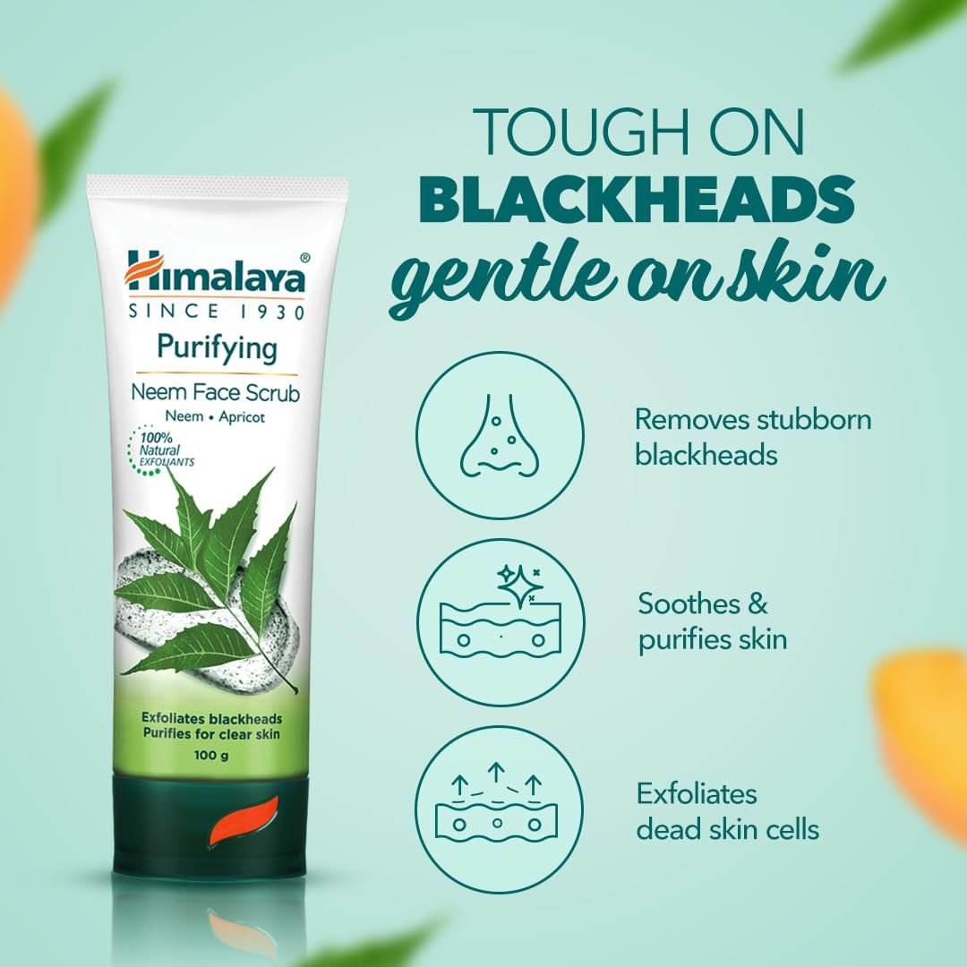 Himalaya Herbals Purifying Neem Scrub, 50g - Image 2
