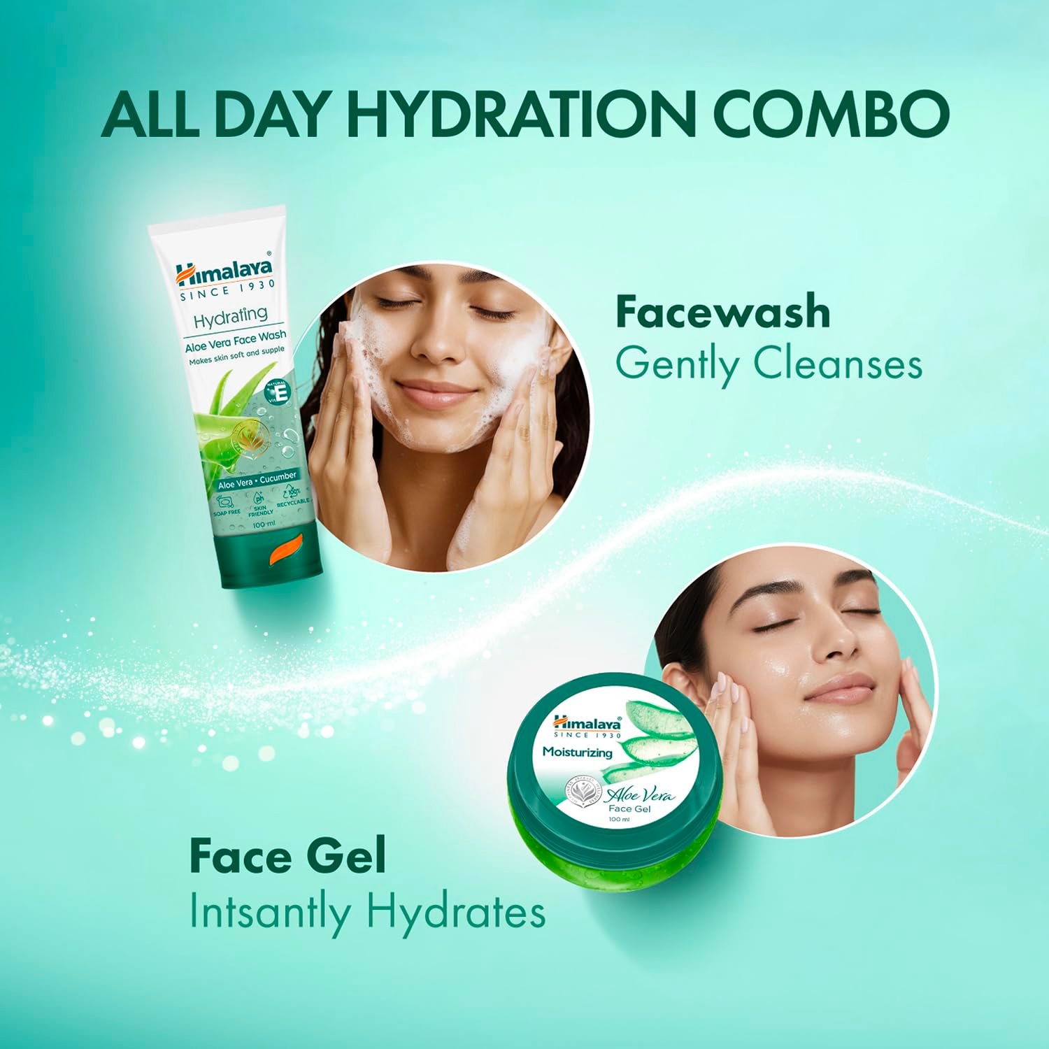 Himalaya Hydrating Aloe Vera Face Wash 100 Ml - Image 3