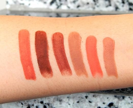 VARS LONDON ADS-PRO Paris Lady Visionary Gel Lipstick, 24H Fade-Proof, Non-Feathering, Matte Texture, Set of 6 Shades - Image 2