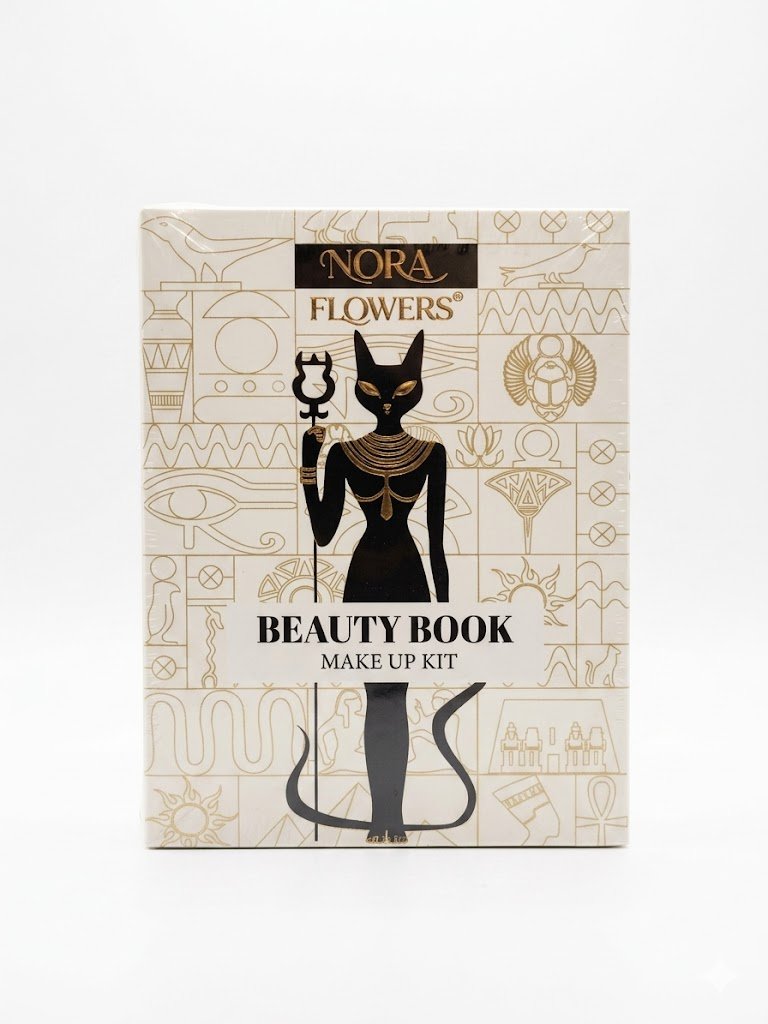 NORA FLOWERS "Beauty Book" Egyptian-Themed Makeup Kit
