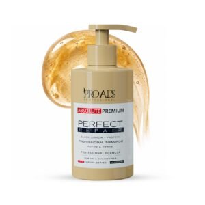 PROADS Absolute Premium Perfect Repair Professional Shampoo with Black Quinoa and Protein for Dry and Damaged Hair, 300ml