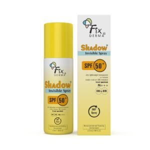 Fixderma Shadow SPF 50+ PA+++ Invisible Spray | Ultra Lightweight Transparent Sunscreen | Water Resistant Broad Spectrum UVA&UVB Sunscreen water resistant, spray for body 50ml (Pack of 1)