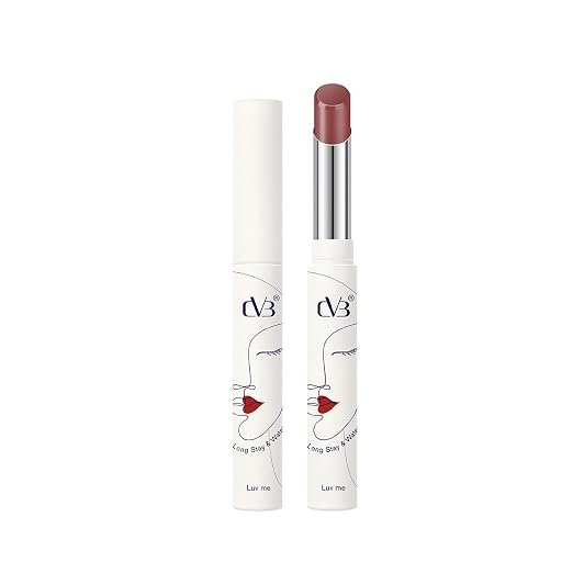 CVB Luv Me Non Transfer Matte Lipstick – Long Stay, Waterproof, Smudge-Proof, High Pigment Lip Colour for All-Day Wear