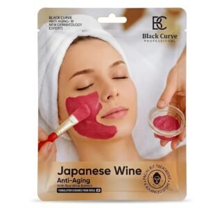 Black Curve Professional Japanese Wine Anti-Aging Facial Kit Treatment (With Red Wine Extract)