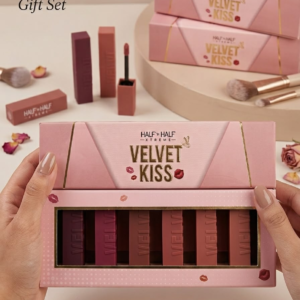 Half N Half Extreme Velvet Kiss Limited Edition Lipstick Gift Set DARK SHADES