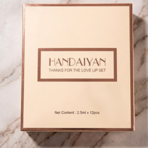 Handaiyan "Thanks For The Love" Lip Set (12-Piece Liquid Matte Lipstick Collection)