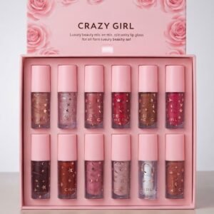 Crazy Girl Luxury 12-Piece Shimmer Lip stick Gift Set