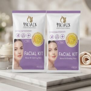 Proads Professional Facial Kit - Shine & Glowing Skin (7 Steps, Single Use)
