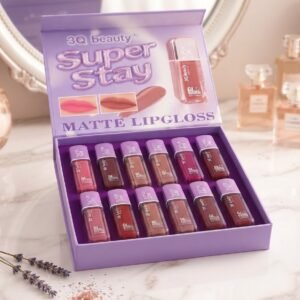 Flawless Finish: 3Q Beauty Super Stay Lipgloss Set