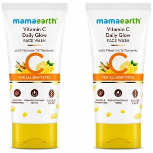 Mamaearth Vitamin C Face Wash with Turmeric for Skin Illumination - Pack of 2