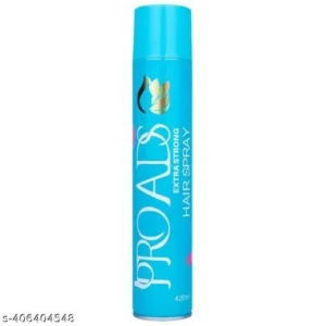 PROADS Extra Strong Unisex Hair Spray Long lasting Hairstyles with Non-Sticky Finish Strong Hold