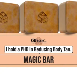 Ghar Soaps Wood And Saffron Soap For Glowing & Refreshing Skin Pack Of 3